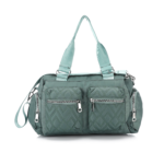 Green Capitone Crossbody and Shoulder Bag ,Waterproof – Multi Compartment - Image 2