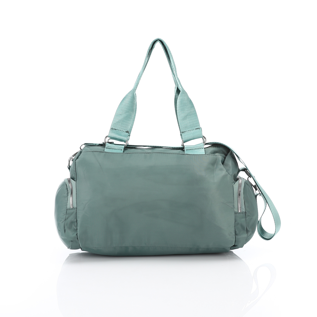 Green Capitone Crossbody and Shoulder Bag ,Waterproof – Multi Compartment - Image 4