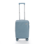 Light Blue Trolley Luggage Front