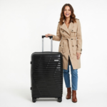Large Size Double Expandable Zippers Unbreakable Trolley Luggage , TSA Lock - 71 cm (28 Inch)
