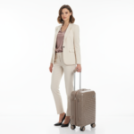 Cabin Size Double Expandable Zipper Unbreakable Trolley Luggage , TSA Lock - 55 cm (20 Inch)