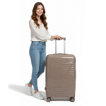 Large Size Double Expandable Zippers Unbreakable Trolley Luggage , TSA Lock - 71 cm (28 Inch) - Image 2