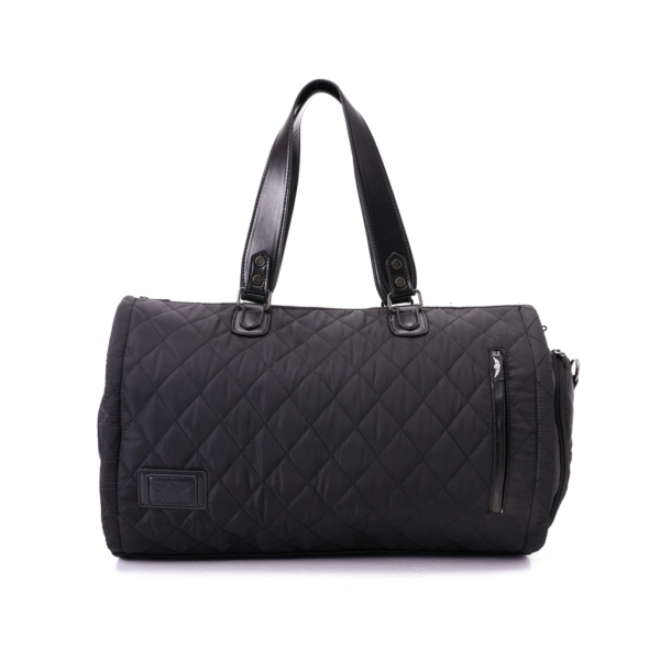 Black Folding Duffel Bag
