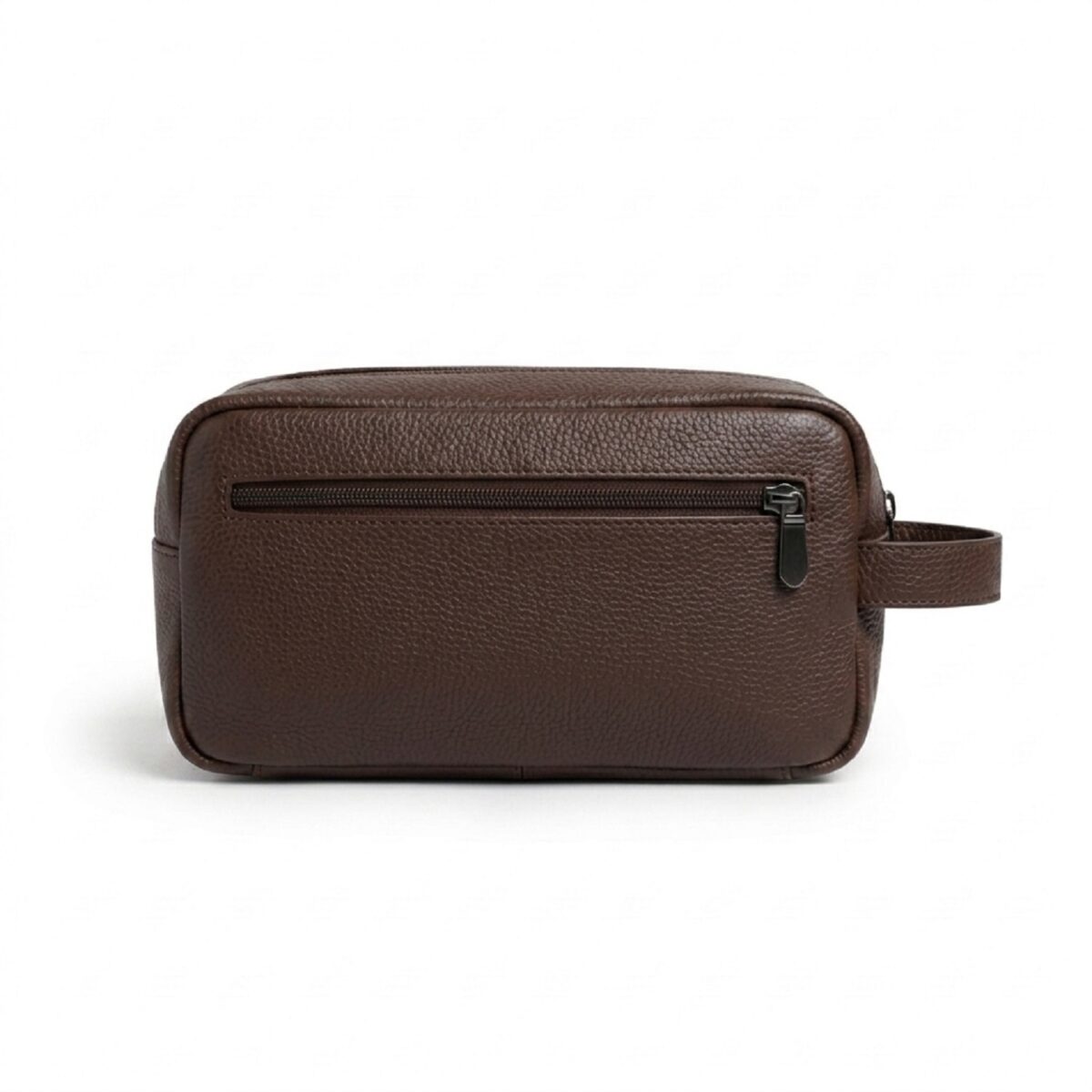Men’s Leather Handbag – Premium Leather Clutch Handbag- Interior Card Slots and Hand Strap - Image 4