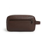 Men’s Leather Handbag – Premium Leather Clutch Handbag- Interior Card Slots and Hand Strap - Image 4