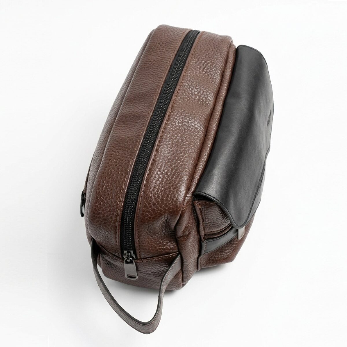Men’s Leather Handbag – Premium Leather Clutch Handbag- Interior Card Slots and Hand Strap - Image 6