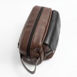 Men’s Leather Handbag – Premium Leather Clutch Handbag- Interior Card Slots and Hand Strap - Image 6