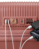 Cabin Size Trolley Luggage,USB Charging Port, Expandable Zipper With TSA Lock-20 Inch - Image 4